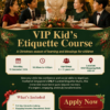 VIP Kid's Christmas etiquette poster