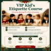 VIP Kids Etiquette Christmas Poster